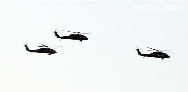 UH-60M黑鷹直升機。（記者邱榮吉/攝影）