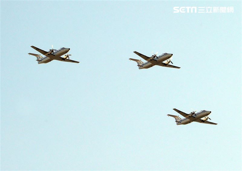 B-1900專機隊。（記者邱榮吉/攝影）