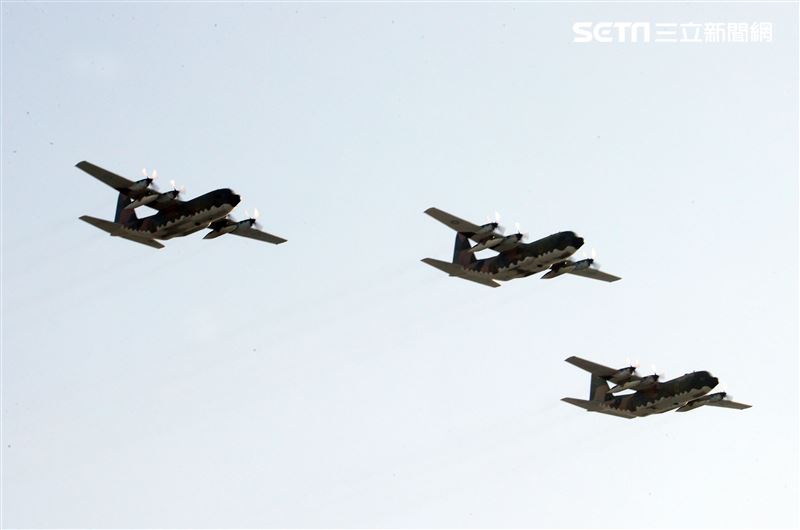 C-130H力士運輸機。（記者邱榮吉/攝影）