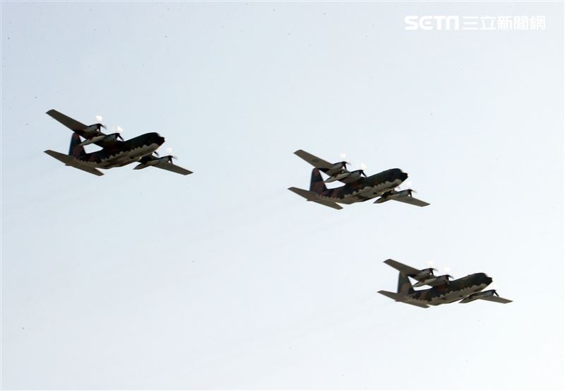 C-130H力士運輸機。（記者邱榮吉/攝影）