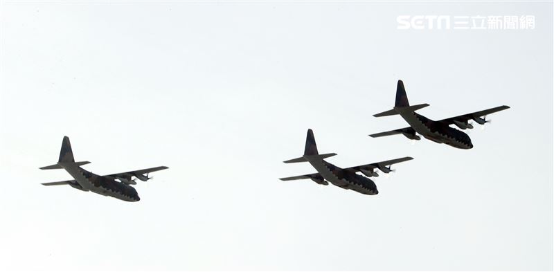 C-130H力士運輸機。（記者邱榮吉/攝影）