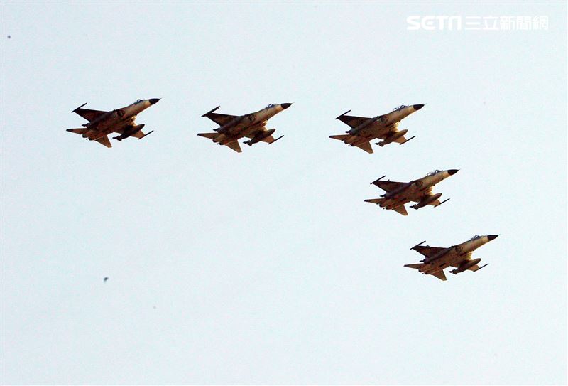 IDF經國號戰機。（記者邱榮吉/攝影）