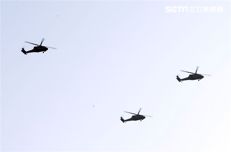 UH-60M黑鷹直升機。（記者邱榮吉/攝影）