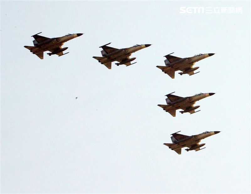 IDF經國號戰機。（記者邱榮吉/攝影）