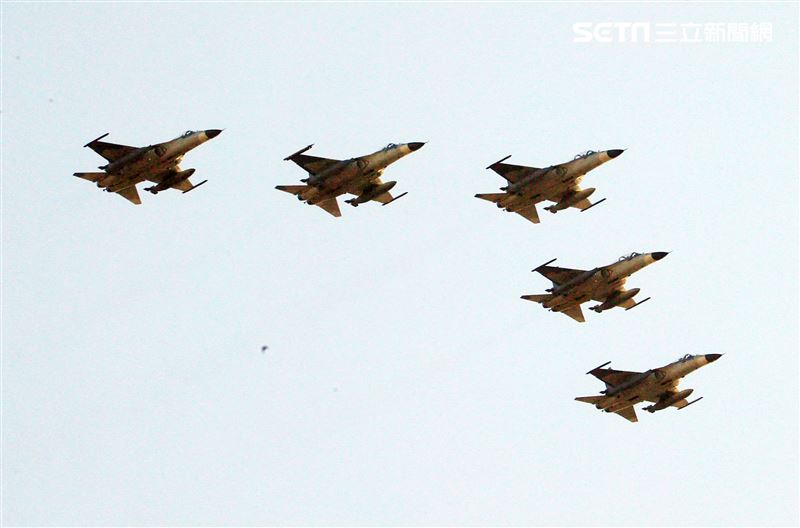 IDF經國號戰機。（記者邱榮吉/攝影）