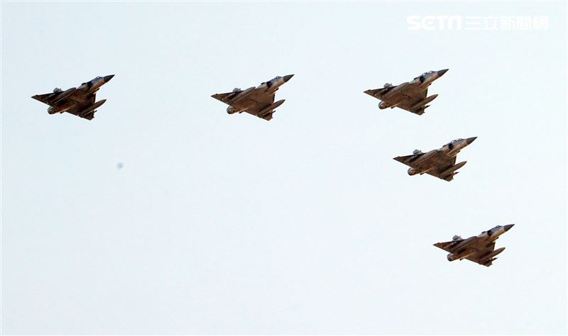 M2000-5幻象戰機。（記者邱榮吉/攝影）