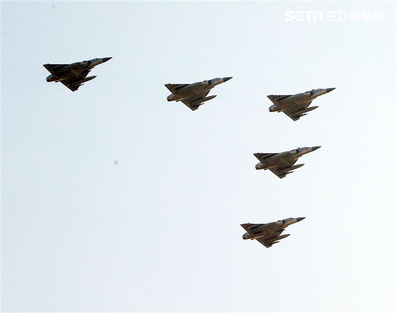 M2000-5幻象戰機。（記者邱榮吉/攝影）