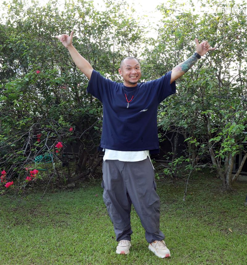 金剛三立新聞網專訪。（記者邱榮吉/攝影）