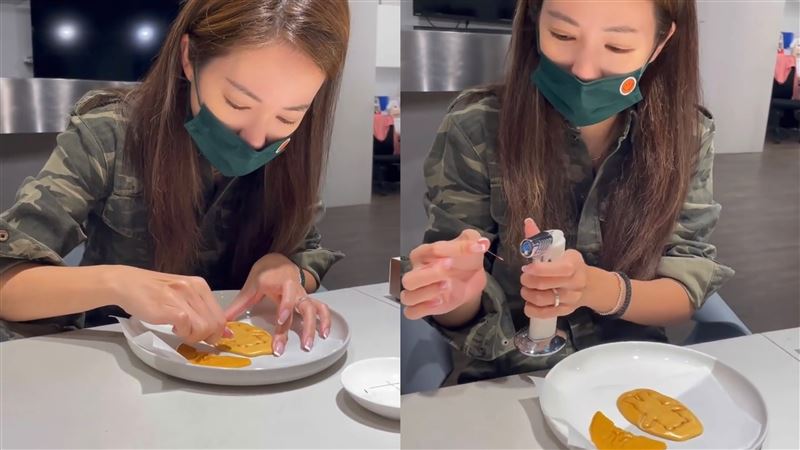 女神挑戰魷魚遊戲　戳椪糖影片網噴笑