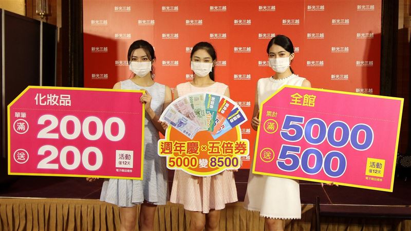 百貨週慶史上最狂！5千振興券變8千