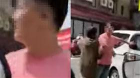 台北,追撞,騎士,打人,汽車,爆料公社（圖／翻攝爆料公社）