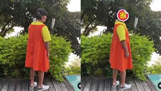 憲哥扮鬼娃太逼真　網一看都被嚇醒了