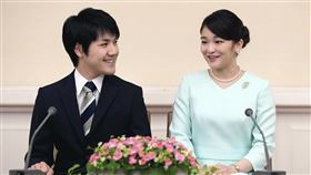 真子公主和未婚夫小室圭　圖／美聯社／達志影像