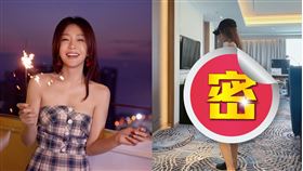 秦嵐透過努力健身運動，瘦成紙片人身材。(圖／翻攝自秦嵐微博）