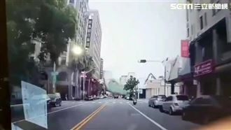 漫波飯店倒塌瞬間　驚悚畫面曝光！