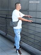 網紅肥大叔三立新聞網專訪。（記者邱榮吉/攝影）