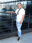 網紅肥大叔三立新聞網專訪。（記者邱榮吉/攝影）