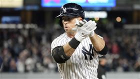 ▲賈納（Brett Gardner）9局下安打幫助洋基追到1分差。（圖／美聯社／達志影像）