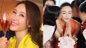  香港女星黎姿（馬黎珈而）。微博