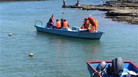 澳底海灘遊客受困 翻攝畫面