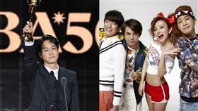 薛仕凌2007年和愛紗、懷秋、宗華組成「大嘴巴」/金鐘獎/視帝/翻攝臉書、三立提供