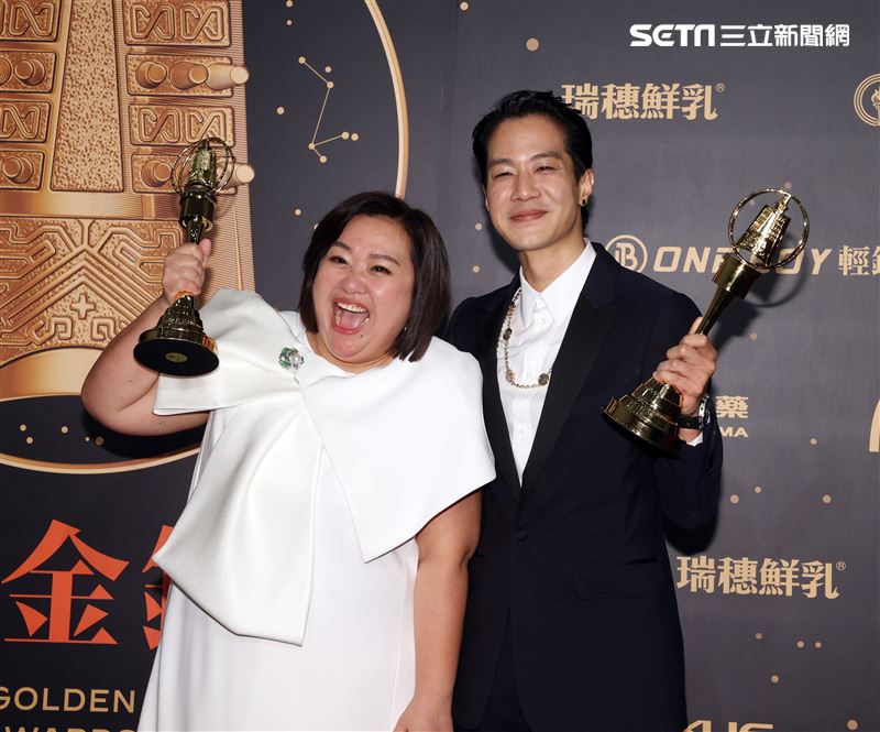 薛仕凌、鐘欣凌奪56屆金鐘獎視帝、視后。（記者邱榮吉/攝影）