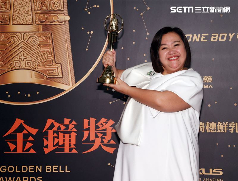 鍾欣凌以戲劇」我的婆婆怎麼那麼可愛」勇奪視后。（記者邱榮吉/攝影）