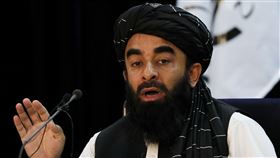 塔利班發言人穆賈希德（Zabihullah Mujahid）（圖／路透社／達志影像）