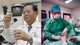 ▲國內第一位試管嬰兒張小弟，出生後9天離院返家。圖右一為張昇平。（圖／CTWANT提供）