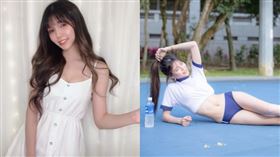 肉乙近日在Twitch直播做瑜珈，抬腿的動作讓網友暴動了。(圖／翻攝自肉乙 IG)