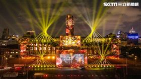 國慶光雕（圖／中華文化總會提供）