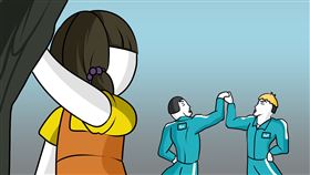 《魷魚遊戲》3分鐘動畫摘要。(圖／소맥거핀Youtube)