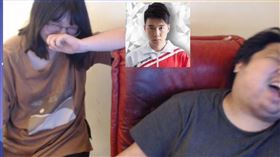 亞洲統神聽到觀眾模仿Toyz的聲音。（圖／翻攝自浪LIVE）