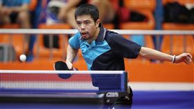 全運會桌球團體賽高雄市摘金  莊智淵包辦2點110年全國運動會桌球男子組團體賽決賽15日登場，代表高雄市出賽的莊智淵個人包辦2點，率隊以3比2擊退台北市，高雄市繼104年後再度拿下團體賽金牌。中央社記者張新偉攝  110年9月15日