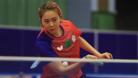 模擬東奧賽  桌球鄭先知出賽（1）模擬東京奧運對抗賽4日上午進行桌球項目，台灣桌球好手鄭先知（圖）與女將劉馨尹搭檔出賽女雙。中央社記者吳家昇攝  109年8月4日