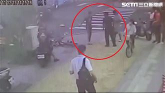 無照屁孩校園飆速　他不慎擦撞爆衝突