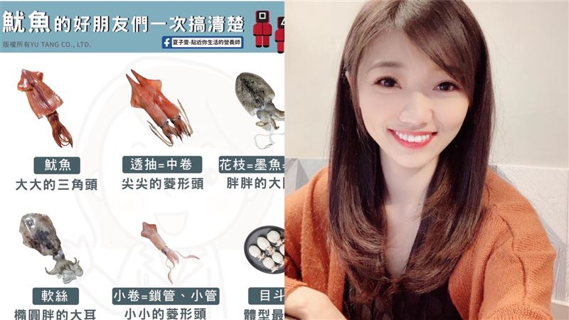 魷魚家族長超像！營養師1張圖秒分辨