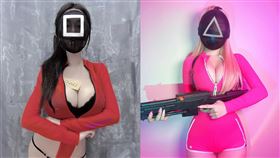 魷魚遊戲,cosplay,安希,Queen Dami,（圖／翻攝自IG）