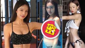 李元玲曬出比基尼對比照，大方公開減肥前後的身材變化。（圖／翻攝自李元玲IG）