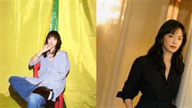 姚晨昨上傳了35歲（左）、42歲（右）時期的照片。（圖／翻攝自姚晨微薄）