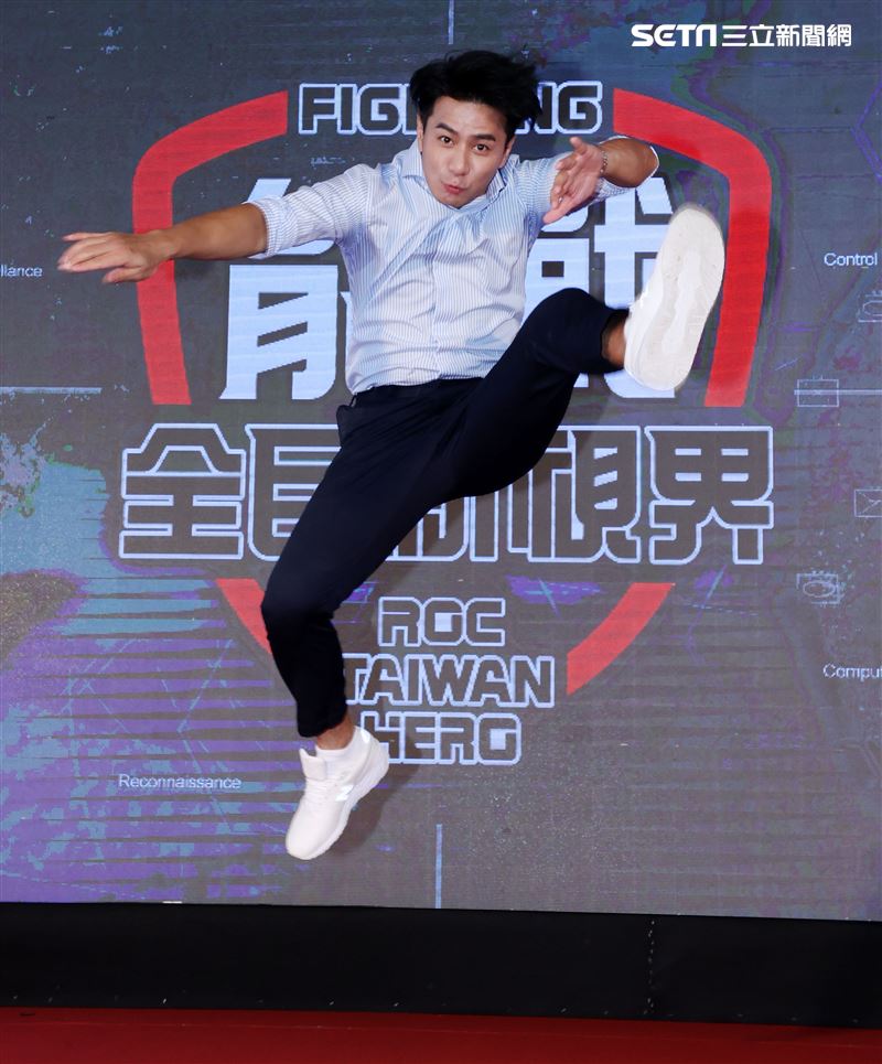 郭彥均三立「能戰！全民新視界」開播記者會。（記者邱榮吉/攝影）