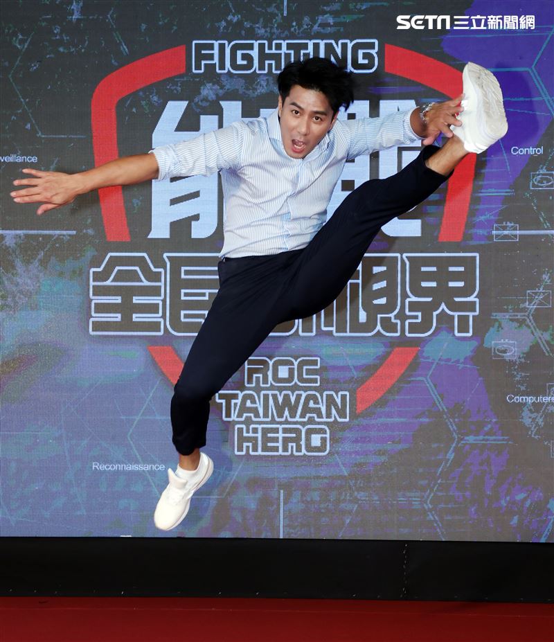 郭彥均三立「能戰！全民新視界」開播記者會。（記者邱榮吉/攝影）