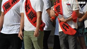 八大行業走上街頭。（圖／記者陳韋帆攝影）