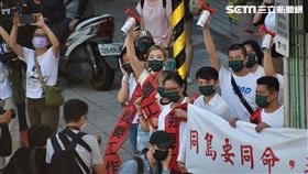 八大行業走上街頭。（圖／記者陳韋帆攝影）