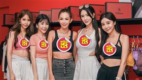 趙寧寧（左起）、LaLa、拐拐、翁子涵、Rita。（圖／翻攝自sabrina5477_ IG）