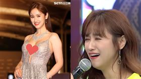 吳姍儒（Sandy）接種AZ後錄影…遭來賓「用力拍打手臂」（圖／翻攝自小明星大跟班YouTube）