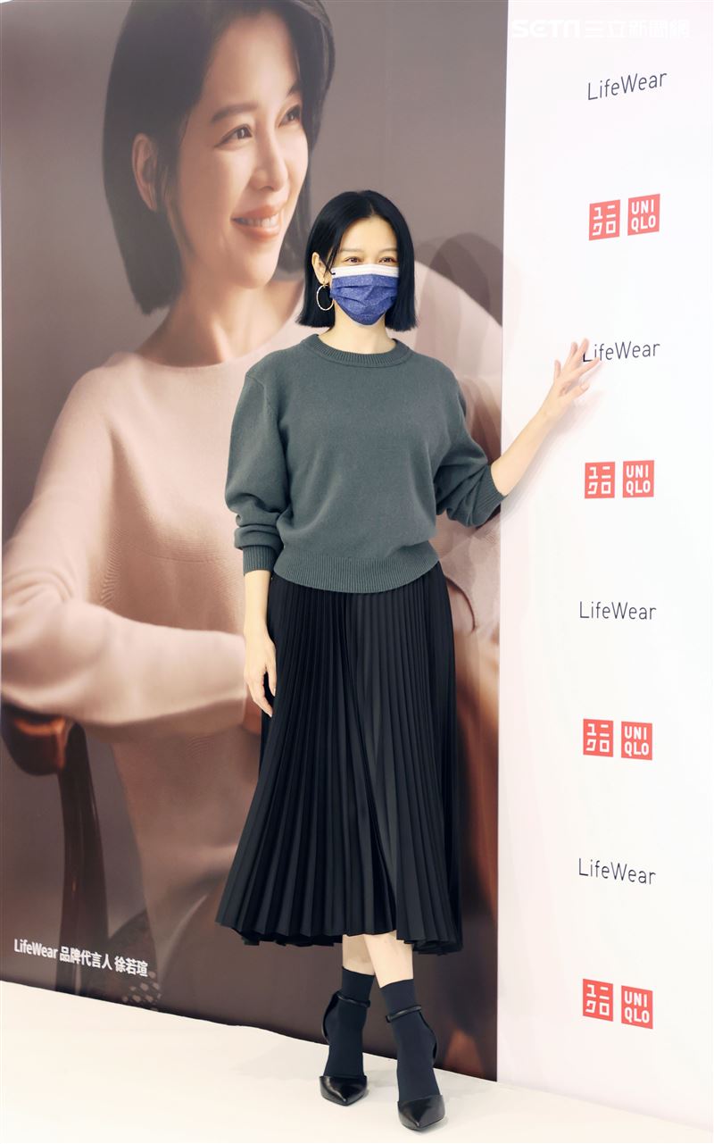 徐若瑄出席服飾品牌活動。（記者邱榮吉/攝影）