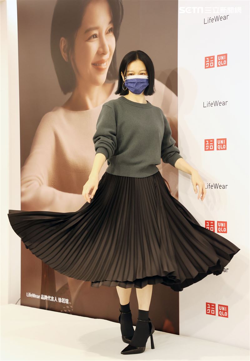 徐若瑄出席服飾品牌活動。（記者邱榮吉/攝影）