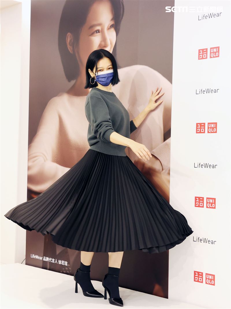 徐若瑄出席服飾品牌活動。（記者邱榮吉/攝影）