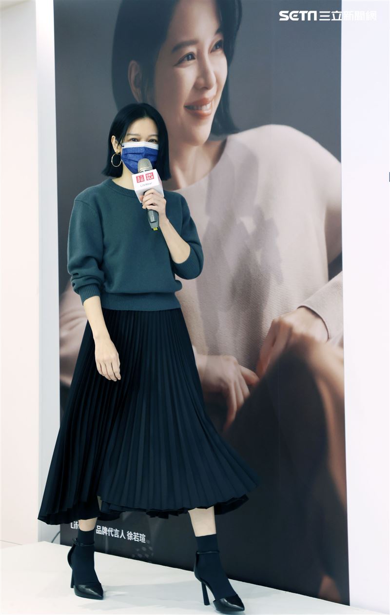 徐若瑄出席服飾品牌活動。（記者邱榮吉/攝影）